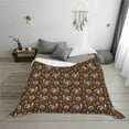 thumbnail image 6 of KLL Turkey Sunflower Harvest Print Fleece Throw Blanket, Horizontal Fleece Bedding Cute Soft Blankets Comfy Fleece Flannel Plush Home Decor for Couch & Bed -40"x30", 6 of 9