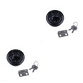thumbnail image 2 of Kenally Chrome 2 Flush Pull Pestillo para RV Boat Deck Hatch 1/4 Door negro 2piezas Kenally CBP103922, 2 of 5