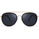 thumbnail image 2 of Gafas de sol retro Steam Punk redondas Steampunk doble puente aviador gafas para mujeres hombres Rojo Verde, 2 of 5