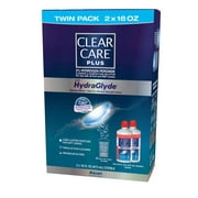 Solution pour lentilles de contact Clear Care Plus, paquet de 2/16 oz.