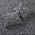 thumbnail image 5 of Botanical Grey 4-Piece Stonewashed Jacquard Comforter Set - Full/Queen, 5 of 6