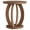 Rustic Brown, variant on Resenkos Farmhouse Round Side Table with Storage, Accent End Table & Nightstand, Rustic Brown