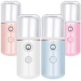 thumbnail image 1 of 4-Piece Nano Sprayer Facial Mister - Portable Mini Face Mist Handy Sprayer - USB Rechargeable, 1 of 4