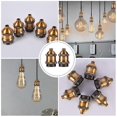 thumbnail image 4 of Pendant Lamp Holder 2Pcs Coffee Aluminum DIY Friendly Lamp Socket for Light Use, 4 of 4