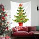 thumbnail image 4 of Decoraciones Del Árbol de Navidad Paño de Fondo Del Árbol de Navidad Decoración de la Sala de Estar Paño Colgante Alfombra de Regalo de Navidad Adecuado para la Decoración de Fondo de Navidad Decoraci, 4 of 6