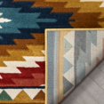 thumbnail image 4 of Well Woven Mia Blue Southwestern Medallion Area Rug 5x7 (5'3" x 7'3"), 4 of 7