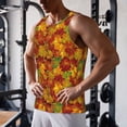 thumbnail image 5 of Fuzoiu Vintage maple leaf autumn Print Men's Workout Tank Tops,Sleeveless Gym Shirt Quick Dry,Fitness Bodybuilding T-Shirt,Muscle Athletic Workout Tee-Medium, 5 of 7