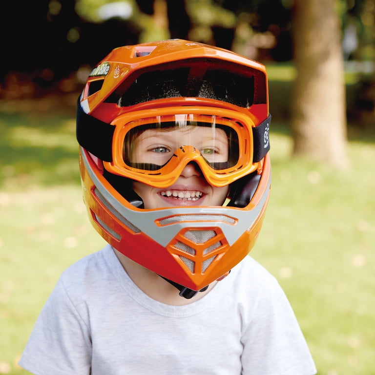 bike orange helmet rider 100% Status Full Face Mountain firm blend Added Safety Technology Demon Podium Full Face Bicycle