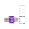 thumbnail image 2 of Everly Women's Amethyst and Topaz Sterling Silver Ring, 2 of 7