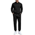 thumbnail image 6 of COOFANDY Men's Tracksuits 2 Pieces Waffle Hoodies Sweatsuit Sets Sports Jogging Suit Set, 6 of 10
