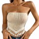 thumbnail image 1 of Txlixc Blusa tubular sin tirantes para mujer Txlixc moda, 1 of 7