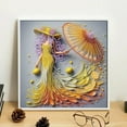 thumbnail image 4 of 5D DIY Diamond Painting Kit Yellow Elegant Lady Special Shape Creative Diamond Craft Suitable for Home & Office Decor, Festive Gifts, 4 of 6