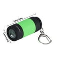 thumbnail image 3 of LED Flashlight Key Chain Portable Torch Outdoors Waterproof Built\-in Battery USB Rechargeable Hiking Camping Flashlights Green, 3 of 9
