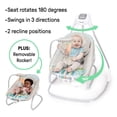 thumbnail image 3 of Ingenuity Simple Comfort Piano Playtime 4-in-1 Baby Swing & Rocker, Infants Ages 0-24 Months, 3 of 11