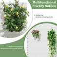 thumbnail image 4 of MAYEERTY 35*16*71"Outdoor White Metal Planter with Rect Louvered Climbing Trellis, Drainage hole & Wheels, 4 of 9