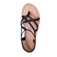 thumbnail image 2 of Women's Wide Width Flat Sandals, Flip Flop Casual Strapy Sandals on Summer Beach Shoes for Women., 2 of 9