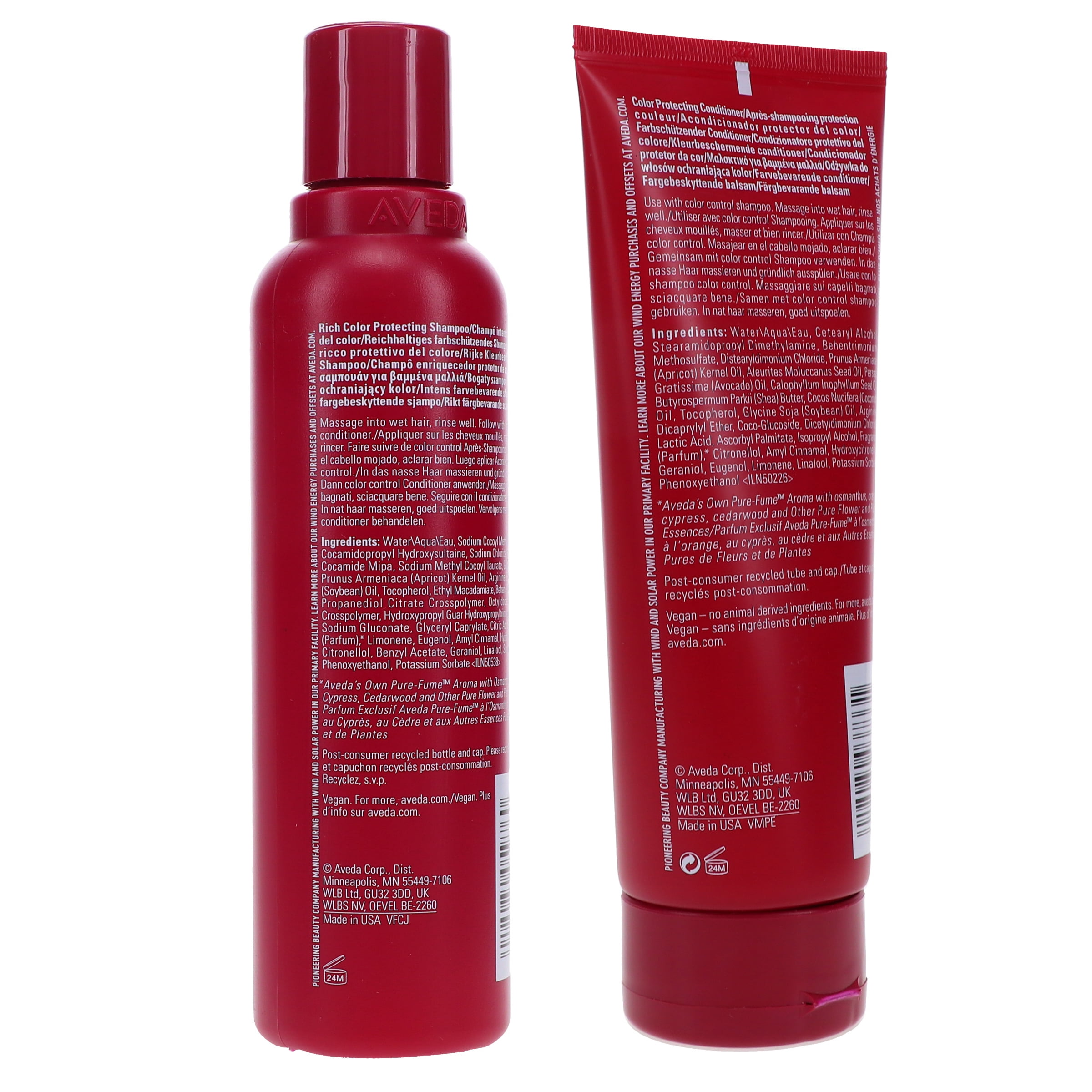 Aveda, Color Control Rich Shampoo and Conditioner Combo Pack