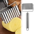 thumbnail image 1 of zhangmingg Stainless Steel Wavy Potato Cutter Kitchen Tool for Effortless Slicing and Chopping Tasks, 1 of 5