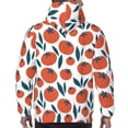 thumbnail image 7 of Uemuo Hand Drawn Tomatoes Pattern Men's Hoodie - Casual Pullover Hoodie with Kangaroo Pocket, Stylish Hooded Sweatshirt for Everyday Wear-4X-Large, 7 of 7