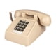 thumbnail image 4 of Teléfono con cable, números fáciles de leer, teléfono de una sola línea, diseño retro con cable Beige, 4 of 9