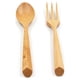 thumbnail image 5 of piezas Tenedores sobre cuchillos Cuchara y tenedor de madera Cuchara de cena Tenedor Cuchara y tenedor reutilizables Cuchara de haya Tenedor, 5 of 5