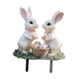 thumbnail image 2 of Rabbits de jardín de Pascua de estaca de letrero de patio de animales 2d adorno, decoración decorativa, decoración de Pascua, impermeable para la, 2 of 8