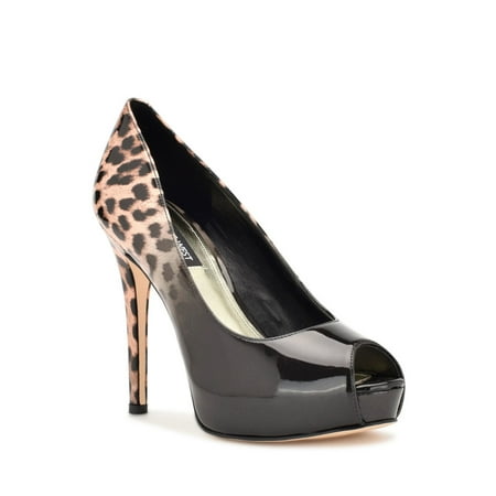 

NINE WEST Female Adult Women 7 HETHR3-BLACK003 Black+leopard 003