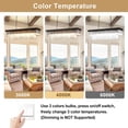 thumbnail image 5 of DingLiLighting 10 Light Black Crystal Chandelier Rectanglar Pendant Light Flush Mount Ceiling Light Fixture Adjustable Height for Living Room Bedroom Dining, E12 Bulbs Included, 5 of 8