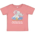thumbnail image 3 of Inktastic My Nana Loves me to the Moon and Back Elephant Family Boys or Girls Baby T-Shirt, 3 of 5