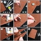thumbnail image 4 of Yjmei 120 piezas de broches de metal de 4 colores (12 mm) + martillo, para artesanías de cuero, chaquetas, carteras y bolsos, 4 of 5