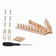 thumbnail image 1 of Telar de punto grueso con clavijas, marco de madera portátil, tablero para tejer a mano a ganchillo, ideal para principiantes, bufandas y adultos., 1 of 7