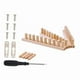 thumbnail image 1 of 3 Piezas Telar Mini Tejido Manta Gruesa Tablero Tejido Manual Ganchillo DIY Marco Madera Tejido Artesanal Expansible Apto para Adultos Principiantes, 1 of 7