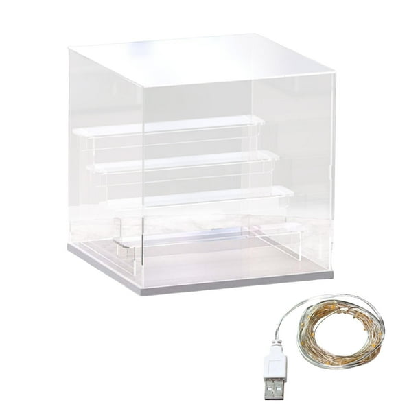 Caja de exhibición de Protección a prueba de polvo Zulema estante organizador de pequeña sala de almacenamiento Tipo 5 5 niveles