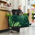 thumbnail image 6 of Tropical Jungle Palm Leaves Large Capacity Foldable Oxford Cloth Cube Organizer with Reusable Laundry Basket, Storage Bag, and Laundry Organizer, 6 of 7
