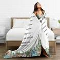 thumbnail image 5 of Wijzvio Happy 85th Birthday Throw Blanket Soft Fuzzy Fleece Blanket For Couch Bed Living Room Decoration 50"X40", 5 of 9