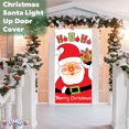 thumbnail image 5 of PMU Christmas Light Up Door Cover Decoration, 30” x 60”, 5 of 7