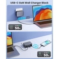 thumbnail image 2 of Bloque de cargador USB C, 200 W, 6 puertos, estación de carga GaN IV, 2 of 7
