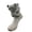 C#005, variant on Slipper Socks for Women Men, Non Slip Grip Floor Socks, Plush Lined Cotton Knit Warm House Socks with Cute 3D Animal Detail, Soft Cozy Indoor Lounge Winter Socks, Olive Green