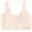 Pink, variant on Esaierr Kids Girls Sports Bras Solid Color Cotton Vest-Style Training Bras Development Period Bras Underwear for 10-13T