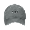 thumbnail image 1 of ZICANCN King Queen Princess Adjustable Baseball Cap Women , Hats for Men Adult Washed Cotton Denim Baseball Caps Fashion Gray, 1 of 8