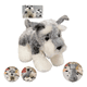 thumbnail image 2 of Peluche Perrito Schnauzer Malubero, Gris Blanco, 2 of 5