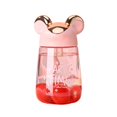 thumbnail image 2 of OUSITAID 400ml Bouteille d'Eau Transparente Grande Capacité Extérieure Portable Elf Souris Forme Tasse à Boire Utilisation Quotidienne Cyan 400ml, 2 of 13