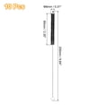thumbnail image 2 of Uxcell 10Pack Drinking Straw Cleaning Brushes, 10" x 2/8" Nylon Bristles Long Straw Brush for Bottle and Tube (Black), 2 of 6