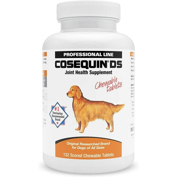 Nutramax Cosequin for Dogs Joint Health Supplement, Contains Glucosamine for Dogs, Plus Chondroitin, Supports Healthy Joints, For All Breeds and Sizes, Chewable Tablets, 132 Count