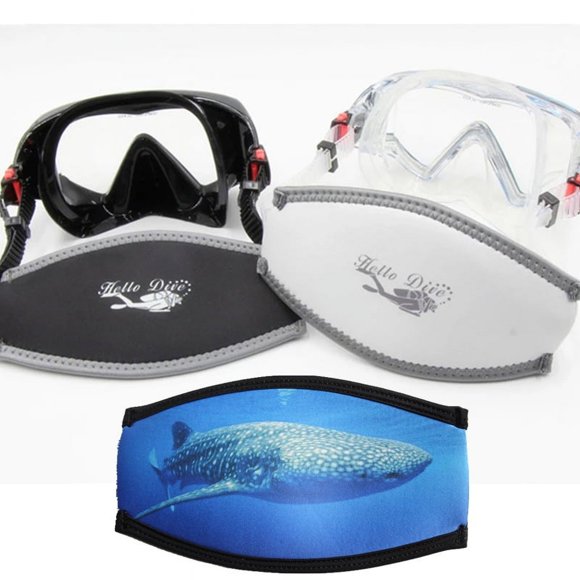 Bandeau de Plongée à Double Couche Ajustable : Accessoire de Snorkeling et de Plongée Profonde à Ajustement Sécurisé avec Sangle de Liaison pour la Protection des Cheveux – Équipement Durable, Compact et Facile à Enfiler (Taille M)