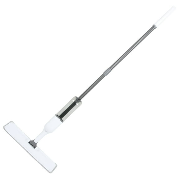 COMPUKAS Tile Mop White Stainless Steel Microfiber 1 Set