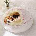 thumbnail image 2 of Cozy Pet Beds For Dogs And Cats, Hooded Burrowing Cave Tent Bed For Pets,100% New, 2 of 5