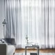 thumbnail image 4 of Cortinas transparentes Sala de estar Bolsillo de varilla Paneles de cortina de ventana Dormitorio Co Tomshoo  Gris, 4 of 7