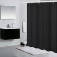 thumbnail image 4 of 70" x 72" Shower Curtain/Liner Bathroom Shower Curtain Liner Washable Shower Curtain Liner with Curved Plastic Hooks Set Shower Curtain Liner Fabric for Home Hotel, 4 of 7
