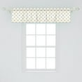thumbnail image 2 of Ambesonne Grey Yellow Window Valance, Modern Carriage, 42" x 12", Yellow Blue Grey, 2 of 3